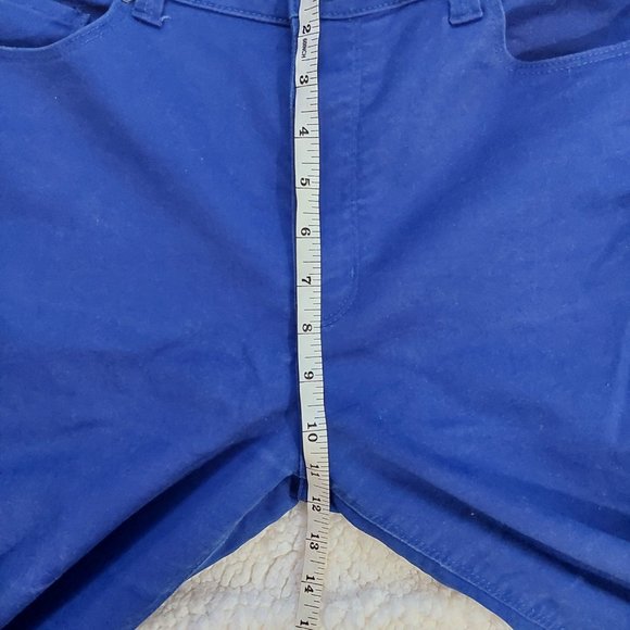 Electric blue high waisted skinny jeans - Picture 5 of 8